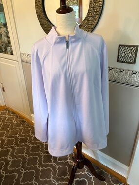 NEW Light Lavender Zip-Front Women's very nice quality Jockey